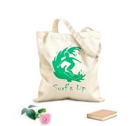 AILOONG Bolsa de lona sin blanquear Surf Surf's Up Cita Surfista Tabla de surf Tela de 340g/m² de grosor Se usa como bolsa de herramientas
