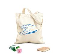 AILOONG Bolsa de lona Tela de 340g/m² de grosor Animal salvaje Pantera Rugido Cazador de la jungla Gran felino Bolsa para dibujar