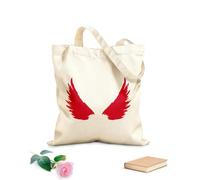 AILOONG Bolsa de lona Tela de 340g/m² de grosor Plumas de pájaro Alas Vuelo Envergadura Bolsa para dibujar