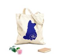 AILOONG Bolsa de lona Tienda de cuidado de mascotas Love Dog, guardería de animales Tela de 340g/m² de grosor Bolsa para dibujar