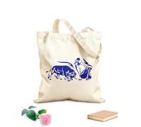 AILOONG Bolsa de lona Toro Matador Animal Corrida Española Tela de 340g/m² de grosor Bolsa para dibujar
