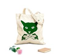 AILOONG Bolsa de lona Videojuego con joystick de Cat Head Tela de 340g/m² de grosor Sustituye a la mochila escolar