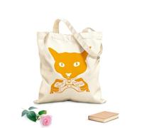 AILOONG Bolsa de lona Videojuego con joystick de Cat Head Tela de 340g/m² de grosor Sustituye a la mochila escolar