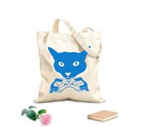 AILOONG Bolsa de lona Videojuego con joystick de Cat Head Tela de 340g/m² de grosor Sustituye a la mochila escolar