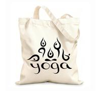 AILOONG Bolsa de lona Yoga Meditación Budismo Hinduismo Tela de 12 oz de grosor Sustituye a la mochila escolar 31x36cm Mediano