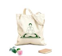 AILOONG Bolsa de lona Yoga Meditación Hinduismo India Budismo Tela de 340g/m² de grosor Sustituye a la mochila escolar