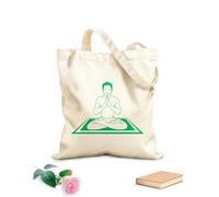 AILOONG Bolsa de lona Yoga Meditación Hinduismo India Budismo Tela de 340g/m² de grosor Sustituye a la mochila escolar