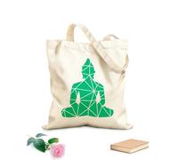 AILOONG Bolsa de lona Yoga Meditación Relajación OM Chakra Mantra Buda Tela de 340g/m² de grosor Sustituye a la mochila escolar