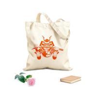 AILOONG Bolsa de playa de poliéster y algodón Armadura de katana de guerrero japonés samurái Tela de 340g/m² de grosor Material agradable para la piel
