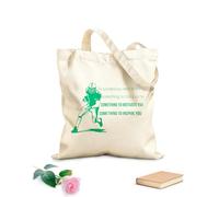 AILOONG Bolsa de playa de poliéster y algodón Frases de fútbol para inspirar a los chicos a triunfar Tela de 340g/m² de grosor Material agradable para la piel