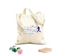 AILOONG Bolsa de playa de poliéster y algodón Nunca dejes que el miedo a fracasar te impida jugar. Tela de 340g/m² de grosor Se usa como bolsa de regalo