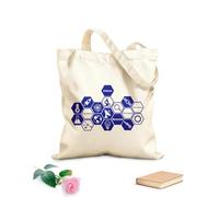 AILOONG Bolsa de playa de poliéster y algodón Tela de 340g/m² de grosor Equipo de Ciencias Laboratorio Investigación Aprendizaje Educación Tecnología Material agradable para la piel