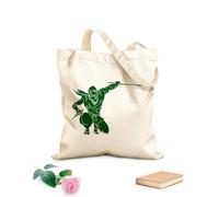 AILOONG Bolsa de playa de poliéster y algodón Tela de 340g/m² de grosor Ninja Guerrero Japonés Samurai Guerrero Niño Material agradable para la piel