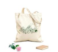 AILOONG Bolsa de playa de poliéster y algodón Tela de 340g/m² de grosor Sé fuerte y valiente: versículos bíblicos inspiradores cristianos, montaña, sol, Josué Material agradable para la piel