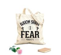 AILOONG Bolsa de tela con asa plana Citas y proverbios cristianos Tela de 12 oz de grosor Sustituye a la mochila escolar 25x30cm Pequeño