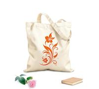 AILOONG Bolsa de tela con correa de cincha Art déco floral Art nouveau floral Tela de 340g/m² de grosor Bolsa para dibujar
