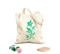 AILOONG Bolsa de tela con correa de cincha Art déco floral Art nouveau floral Tela de 340g/m² de grosor Bolsa para dibujar