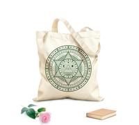 AILOONG Bolsa de tela con correa de cincha astrología, ocultismo, alquimia, masonería, signos esotéricos Tela de 340g/m² de grosor Bolsa para dibujar