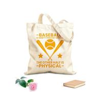 AILOONG Bolsa de tela con correa de cincha El béisbol es noventa por ciento mental y la otra mitad es física. Tela de 340g/m² de grosor Bolsa para dibujar