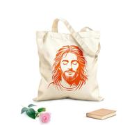 AILOONG Bolsa de tela con correa de cincha El mejor diseño de clipart de Jesús, hijo de Dios Tela de 340g/m² de grosor Bolsa para dibujar