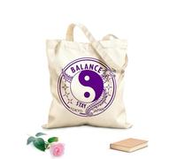 AILOONG Bolsa de tela con correa de cincha equilibrio permanecer tokio japón yin yang continuar Tela de 340g/m² de grosor Bolsa para dibujar