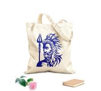 AILOONG Bolsa de tela con correa de cincha Imagen del dios griego Ares. Tela de 340g/m² de grosor Bolsa para dibujar