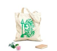 AILOONG Bolsa de tela con correa de cincha Imagen del dios griego Ares. Tela de 340g/m² de grosor Bolsa para dibujar