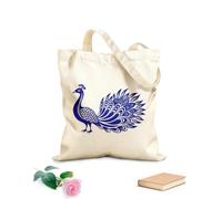 AILOONG Bolsa de tela con correa de cincha pavo real Tela de 340g/m² de grosor Bolsa para dibujar