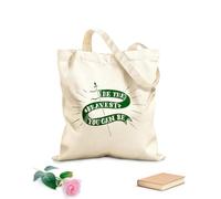 AILOONG Bolsa de tela con correa de cincha Sé valiente Tela de 340g/m² de grosor Bolsa para dibujar