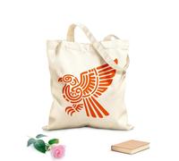 AILOONG Bolsa de tela con correa de cincha Tela de 340g/m² de grosor Tótem azteca águila símbolo tribal maya e inca Bolsa para dibujar