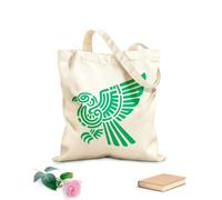 AILOONG Bolsa de tela con correa de cincha Tela de 340g/m² de grosor Tótem azteca águila símbolo tribal maya e inca Bolsa para dibujar