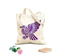 AILOONG Bolsa de tela con correa de cincha Tela de 340g/m² de grosor Tótem azteca águila símbolo tribal maya e inca Bolsa para dibujar