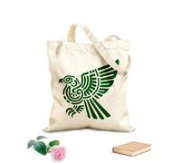 AILOONG Bolsa de tela con correa de cincha Tela de 340g/m² de grosor Tótem azteca águila símbolo tribal maya e inca Bolsa para dibujar