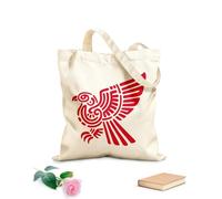 AILOONG Bolsa de tela con correa de cincha Tela de 340g/m² de grosor Tótem azteca águila símbolo tribal maya e inca Bolsa para dibujar