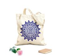 AILOONG Bolsa de tela con correa de cincha Tótem del Sol, símbolo tribal maya inca, azteca Tela de 340g/m² de grosor Bolsa para dibujar