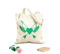 AILOONG Bolsa de tela con correa de cincha Un diseño elegante de carcaj y flecha de Cupido que simbolizan el amor y el romance. Tela de 340g/m² de grosor Bolsa para dibujar