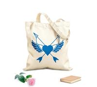 AILOONG Bolsa de tela con correa de cincha Un diseño elegante de carcaj y flecha de Cupido que simbolizan el amor y el romance. Tela de 340g/m² de grosor Bolsa para dibujar