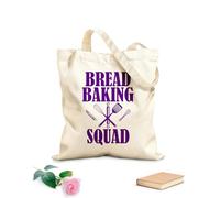 AILOONG Bolsas de almacenamiento de poliéster y algodón equipo divertido de hornear pan Tela de 340g/m² de grosor Eslogan personalizable