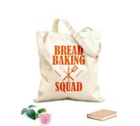 AILOONG Bolsas de almacenamiento de poliéster y algodón equipo divertido de hornear pan Tela de 340g/m² de grosor Eslogan personalizable