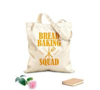 AILOONG Bolsas de almacenamiento de poliéster y algodón equipo divertido de hornear pan Tela de 340g/m² de grosor Eslogan personalizable