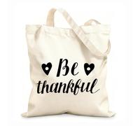 AILOONG Bolsas de almacenamiento de poliéster y algodón Tela de 12 oz de grosor Citas cristianas escritas a mano: Dios te bendiga. Eslogan personalizable 25x30cm Pequeño