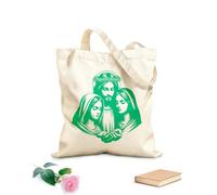 AILOONG Bolsas de compras de poliéster y algodón Madre de Jesús Virgen María Bendita Tela de 340g/m² de grosor Reutilizable