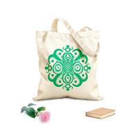 AILOONG Bolsas de compras de poliéster y algodón Meditaciones místicas Arte del mandala del pulpo Tela de 340g/m² de grosor Reutilizable