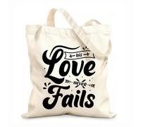 AILOONG Bolsas de lona con estampados personalizables Jesucristo Ministerio Cristiano Americano Ciudad Fe Biblia Cruz Tela de 12 oz de grosor Combina con la ropa 31x36cm Mediano