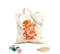 AILOONG Bolsas de lona con estampados personalizables mezcla de duendes y monstruos Tela de 340g/m² de grosor Combina con la ropa