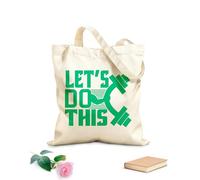 AILOONG Bolsas de lona con estampados personalizables Vamos a hacer que este gimnasio se pueda utilizar. Tela de 340g/m² de grosor Combina con la ropa