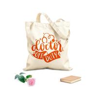AILOONG Bolsas de lona con impresión digital Citas de letras para médicos, citas de enfermeras, futuro médico, motivación, inspiración, tipografía Tela de 340g/m² de grosor Se usa como neceser