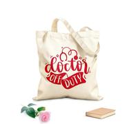 AILOONG Bolsas de lona con impresión digital Citas de letras para médicos, citas de enfermeras, futuro médico, motivación, inspiración, tipografía Tela de 340g/m² de grosor Se usa como neceser