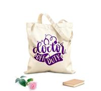 AILOONG Bolsas de lona con impresión digital Citas de letras para médicos, citas de enfermeras, futuro médico, motivación, inspiración, tipografía Tela de 340g/m² de grosor Se usa como neceser
