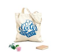 AILOONG Bolsas de lona con impresión digital Citas de letras para médicos, citas de enfermeras, futuro médico, motivación, inspiración, tipografía Tela de 340g/m² de grosor Se usa como neceser